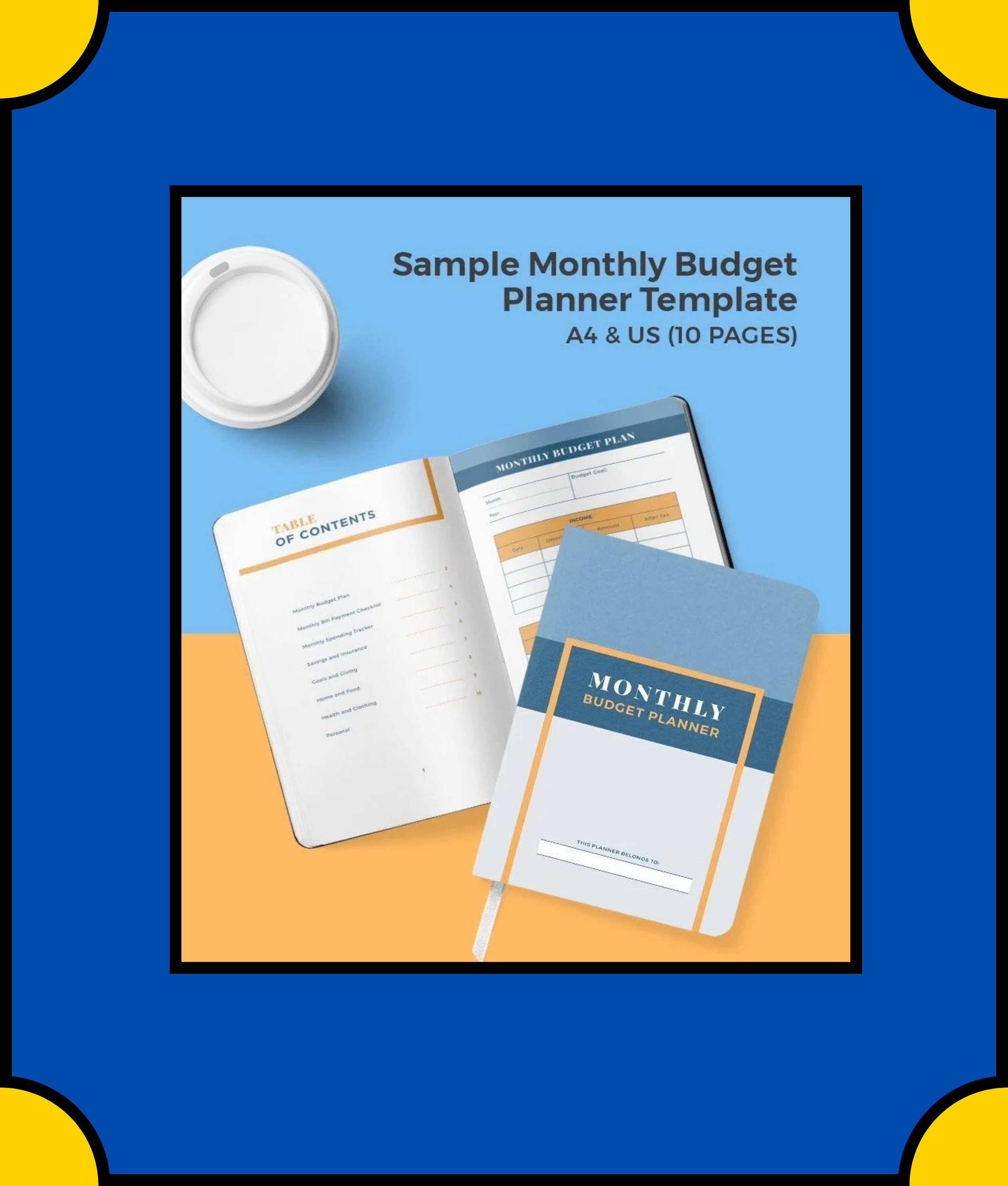 Free Monthly Budget Planner Template