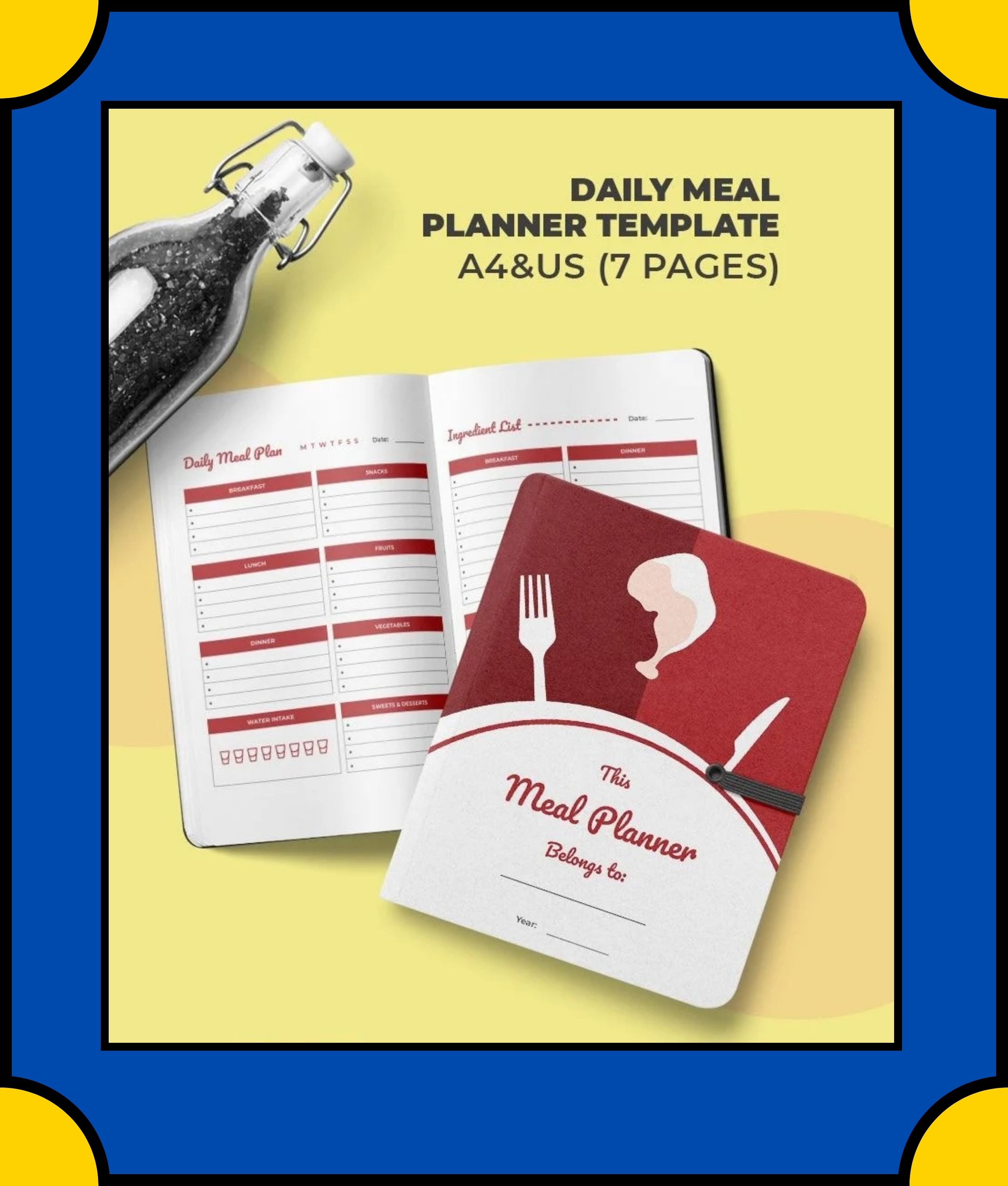 Free Daily Meal Planner Template