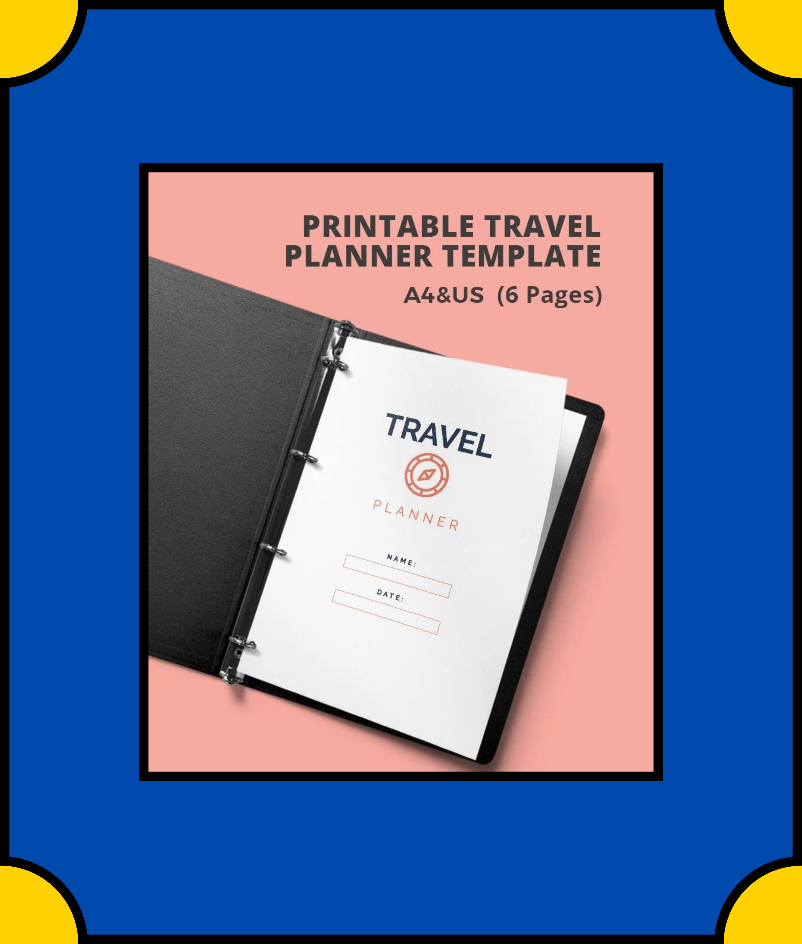 Free Printable-Travel-Planner-Template