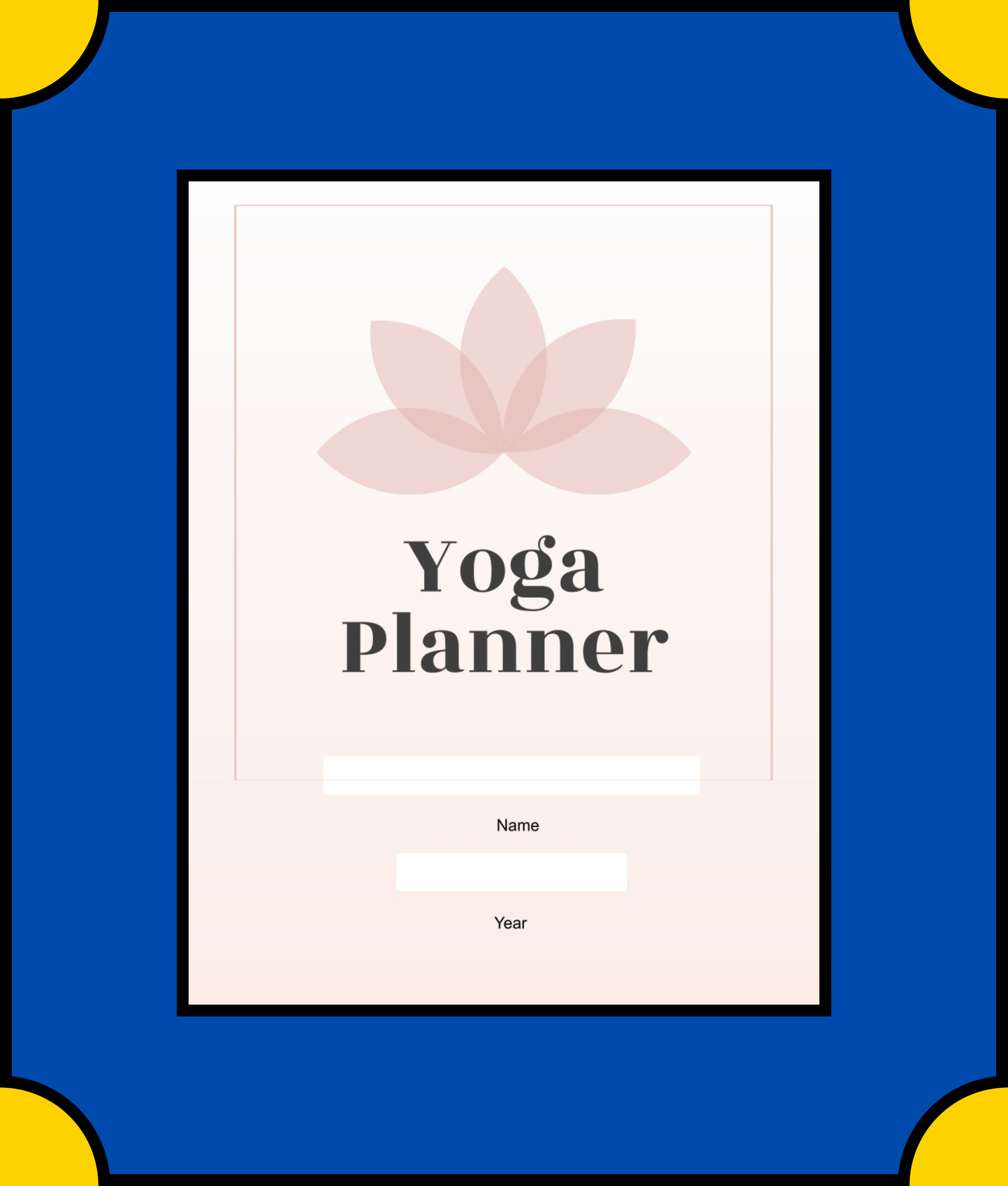 Free Digital-Yoga-Planner-Template