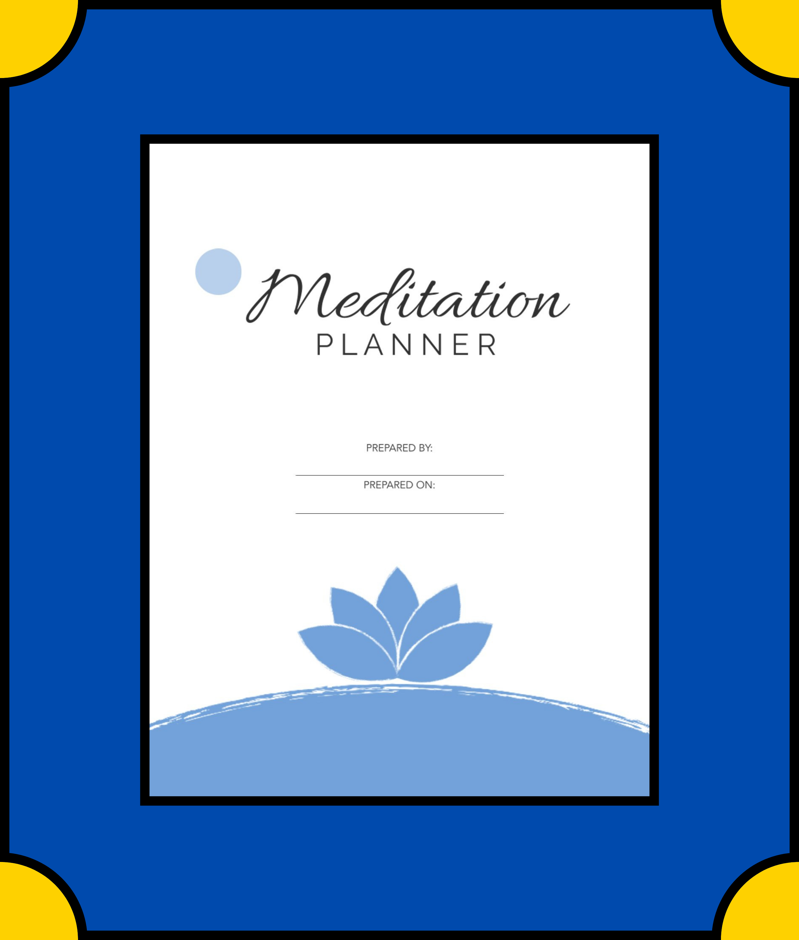 Free Meditation-Planner-Template