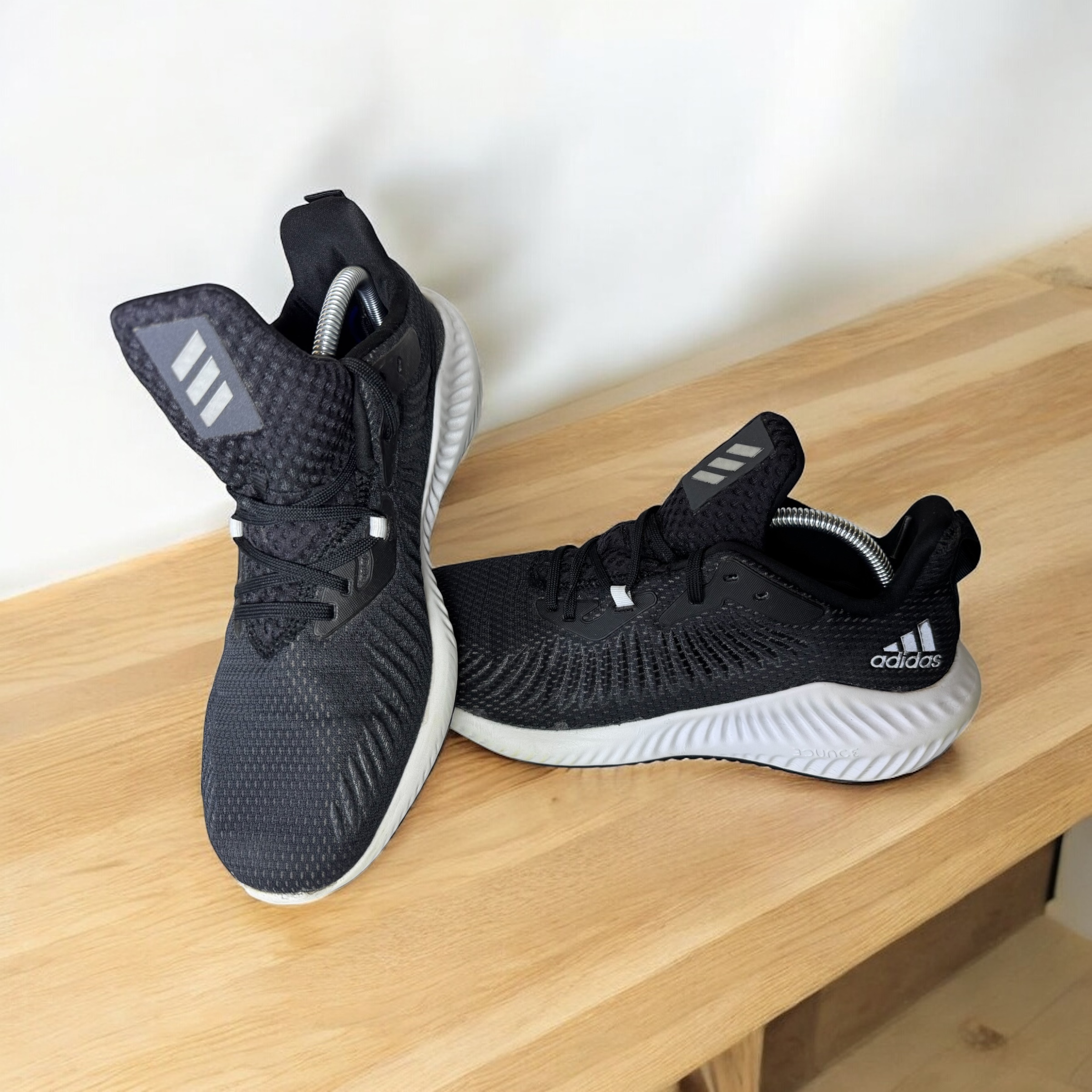 017 Adidas Black Running Shoes