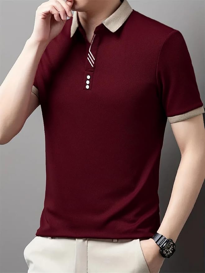Lymio Polo T Shirt for Men || Men Casual T-Shirt || Available in Combo Packs (Polo-55-58)