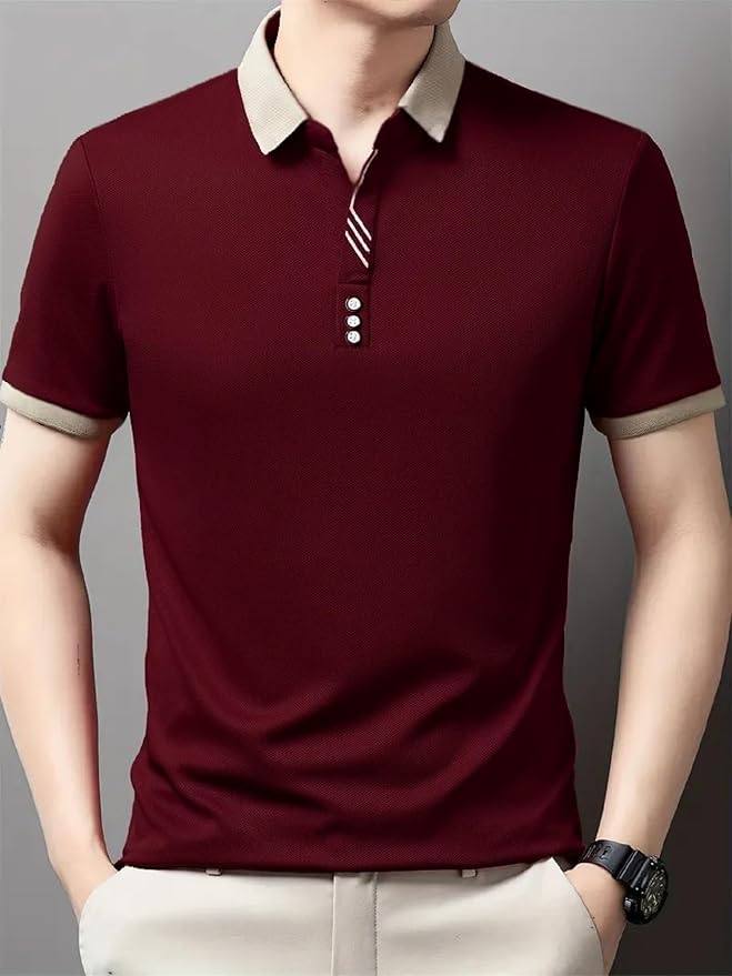 Lymio Polo T Shirt for Men || Men Casual T-Shirt || Available in Combo Packs (Polo-55-58)