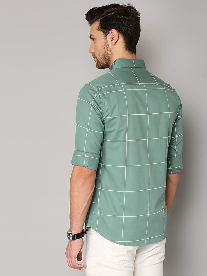 Dennis Lingo Men's Cotton Slim Fit Shirt