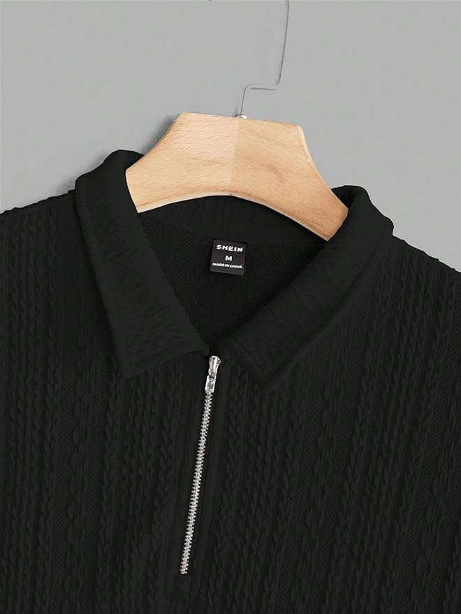 TAGDO Men's Jacquard Chain Polo Shirt (2020)