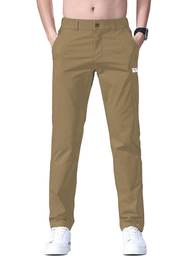 TOPLOT Men's Regular Casual Trouser
