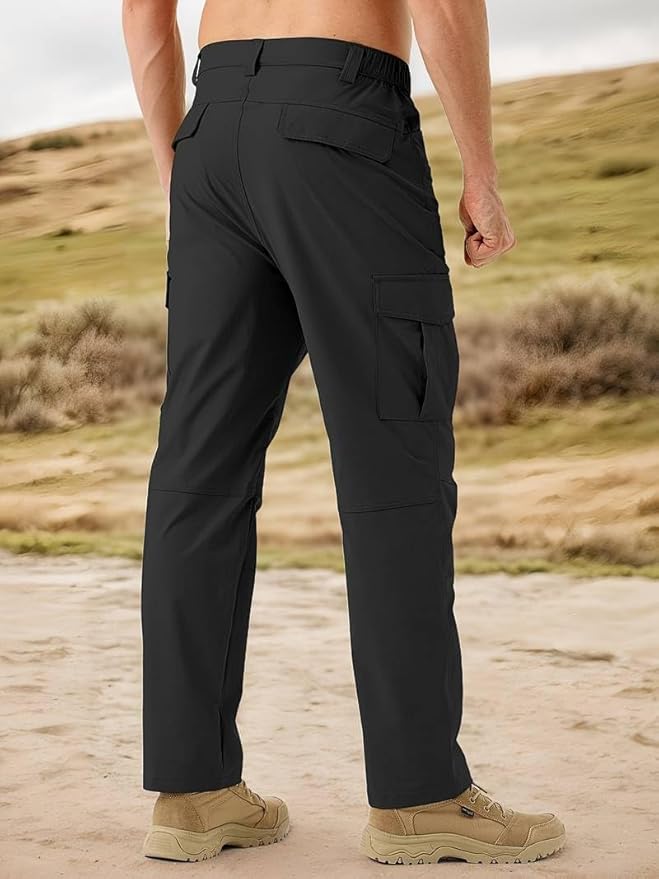 TOPLOT Men's Functional Straight-Fit Cargo Pants