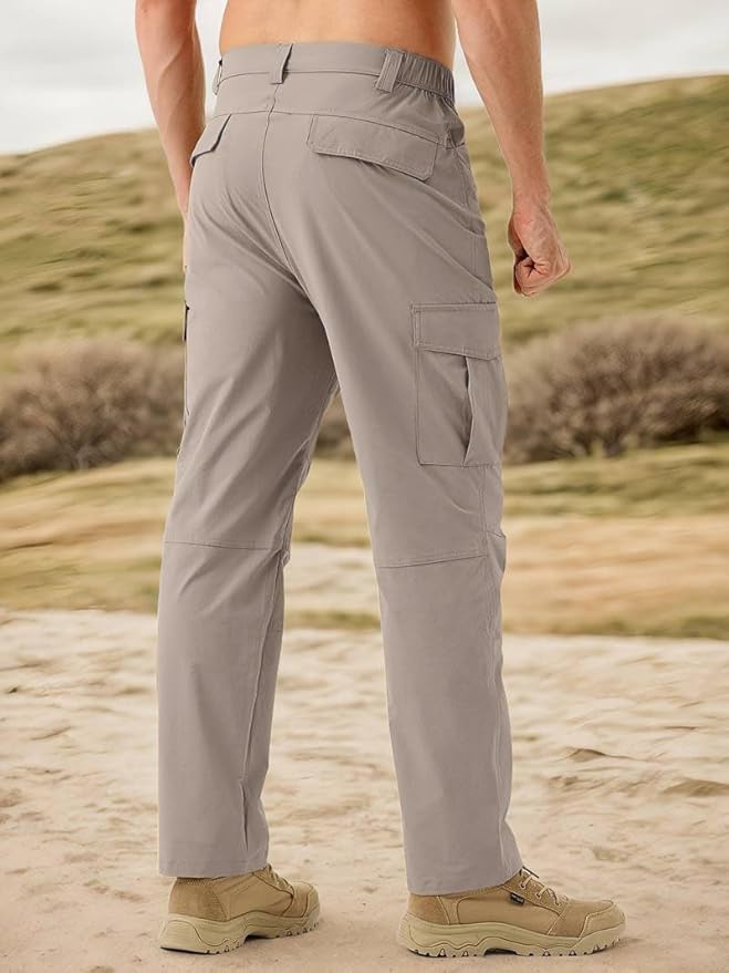 TOPLOT Men's Functional Straight-Fit Cargo Pants