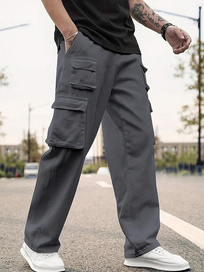 Lymio Men Cargo || Men Cargo Pants || Men Cargo Pants Cotton || Cargos for Men (Cargo-38-41)