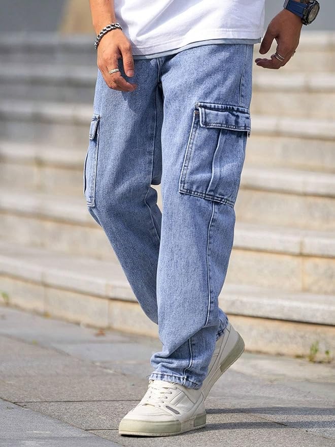 Men Jeans || Jeans for Men || Cargo Jeans (Q-04-05)