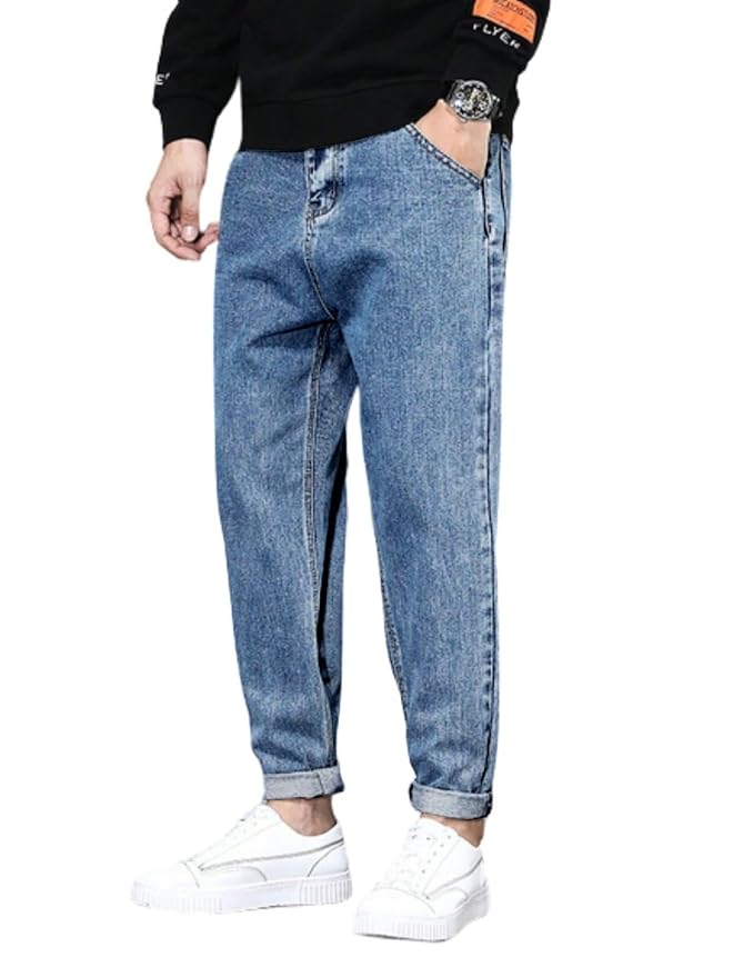 Ben Martin Men's Relaxed Fit Mid Rise Jeans