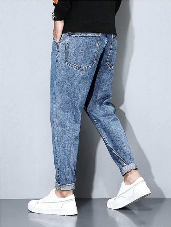 Ben Martin Men's Relaxed Fit Mid Rise Jeans