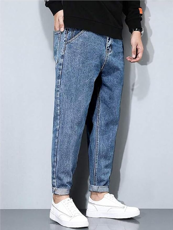 Ben Martin Men's Relaxed Fit Mid Rise Jeans