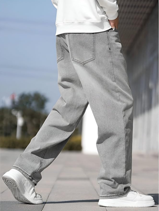 Ben Martin Men's Loose Mid Rise Jeans || Wide Leg Jeans || Jeans || Baggy Jeans