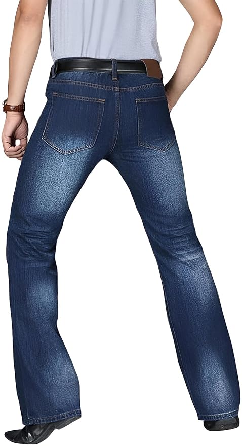 Ben Martin Men's Wide Leg Fit Mid Rise Jeans || Bootcut Jeans || Wide Leg Jeans || Bell Bottom Jeans