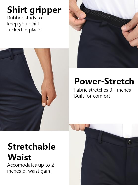 TOPLOT Men's Regular Casual Pants
