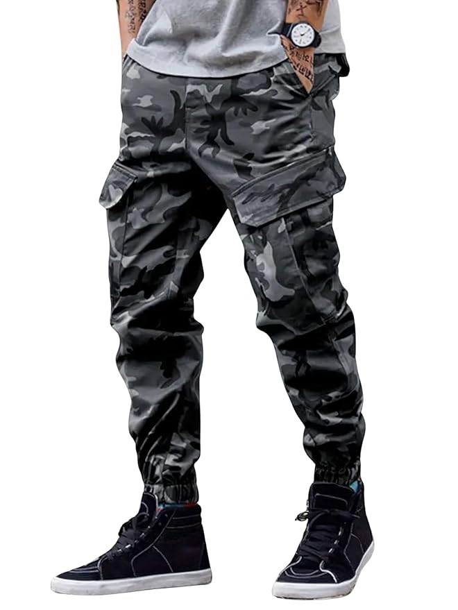 Lymio Men Cargo || Men Cargo Pants || Men Cargo Pants Cotton || Cargos for Men (Army-Cargo-03-04)
