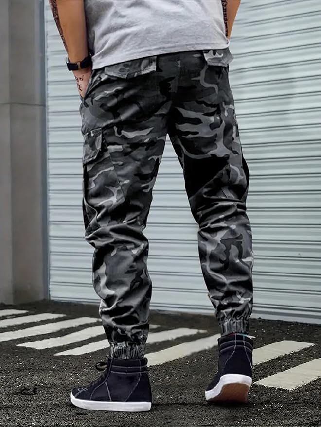 Lymio Men Cargo || Men Cargo Pants || Men Cargo Pants Cotton || Cargos for Men (Army-Cargo-03-04)
