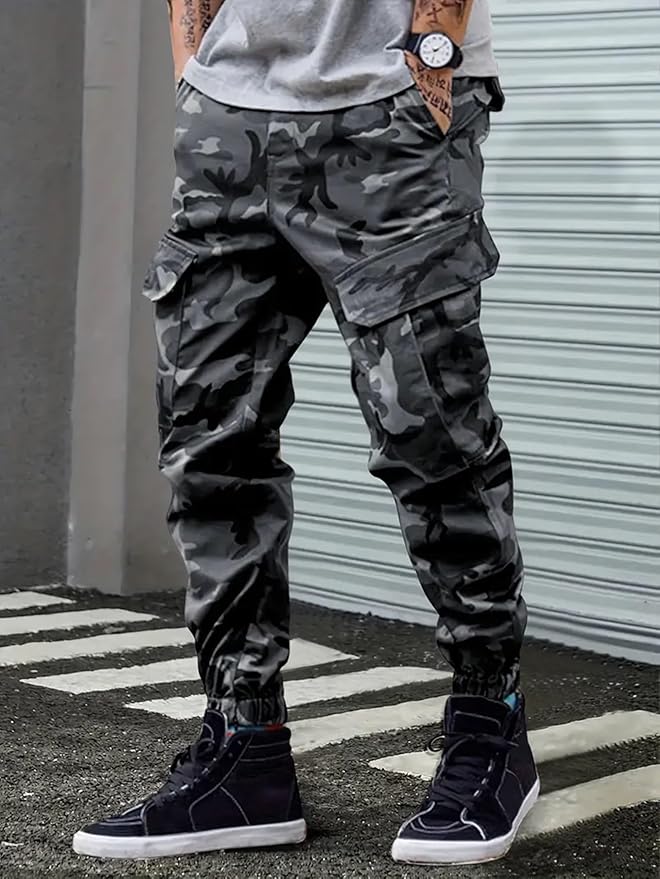 Lymio Men Cargo || Men Cargo Pants || Men Cargo Pants Cotton || Cargos for Men (Army-Cargo-03-04)