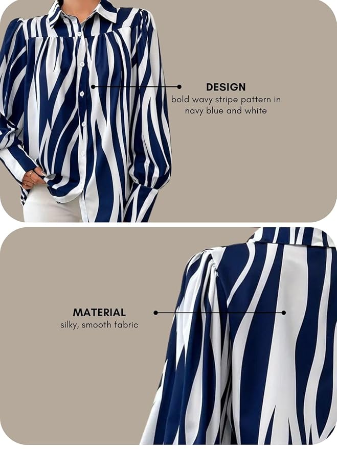 GRECIILOOKS Shirt for Women Stylish | Long Shirt for Women | Oversized Shirt for Women | Women Shirt | Woman TOP