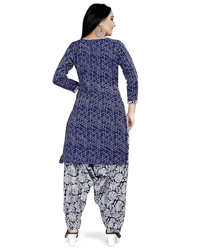 Rajnandini Women Cotton Printed Readymade Salwar Suit (Ready To Wear)