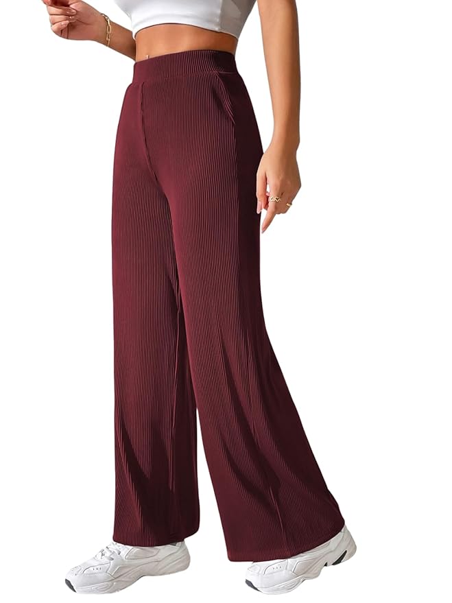 GRECIILOOKS Tailored Trousers for Women | Women Trousers | Women's High-Waisted Pant | Women Trousers Pants | Korean Trousers for Women
