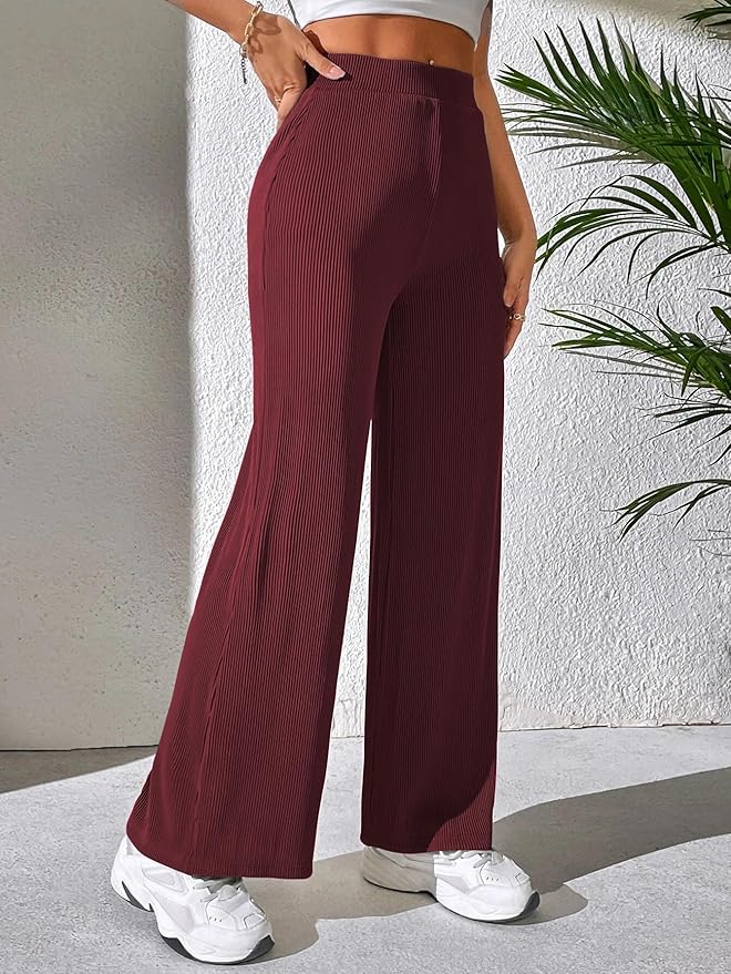GRECIILOOKS Tailored Trousers for Women | Women Trousers | Women's High-Waisted Pant | Women Trousers Pants | Korean Trousers for Women