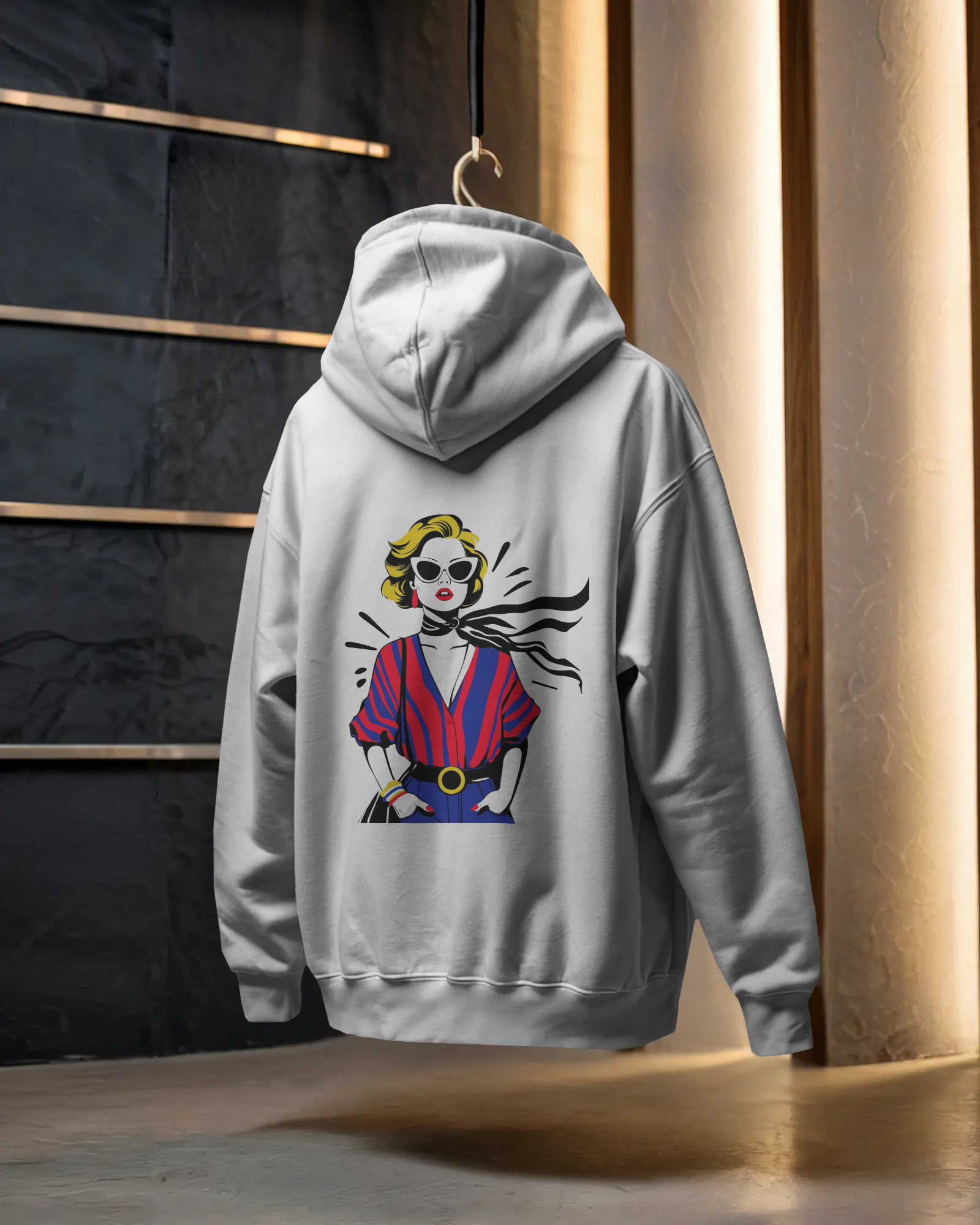 Cloth Wolf Oversized Hoodie – “Retro Icon” Edition