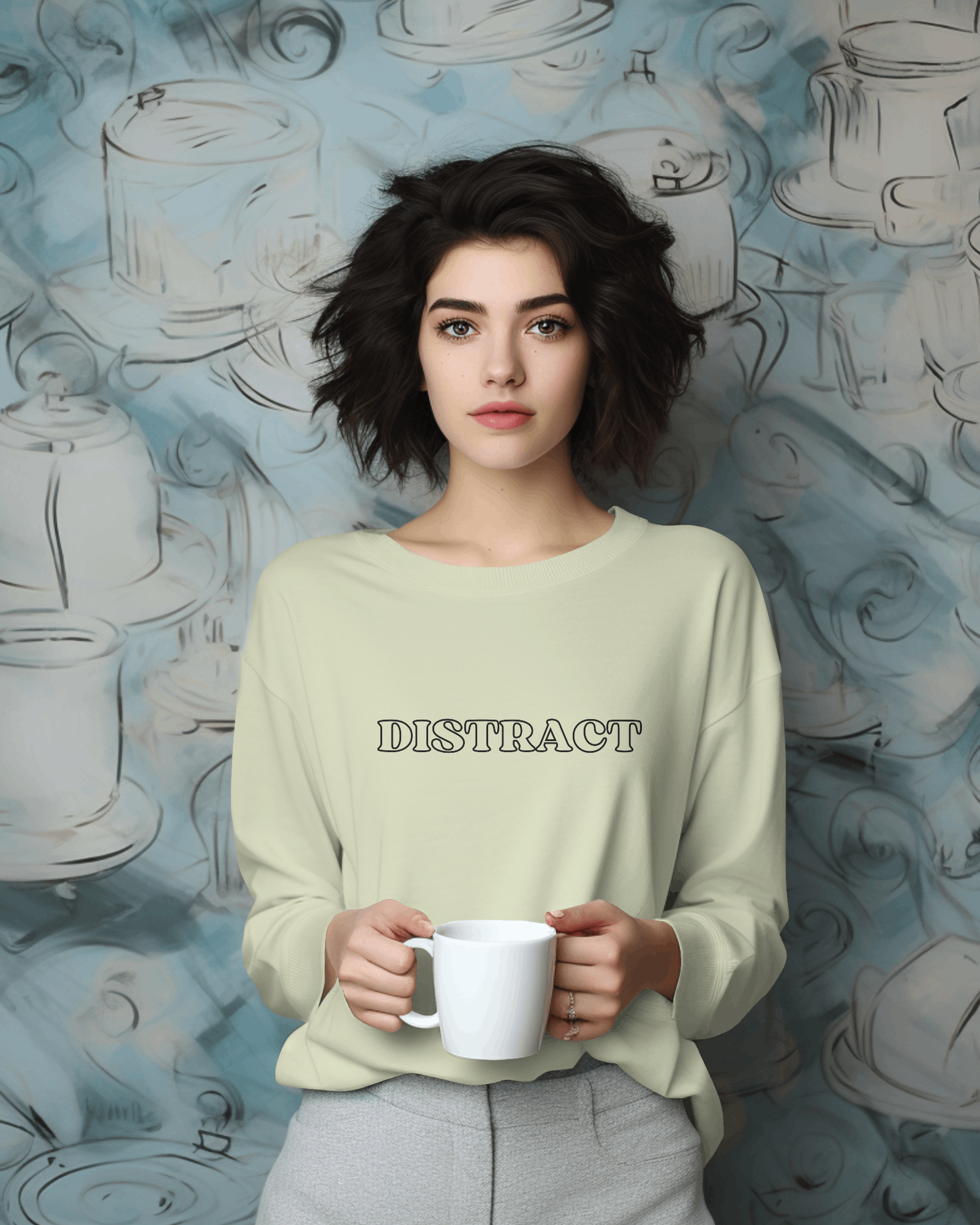  Cloth Wolf – DISTRACT Sweatshirt