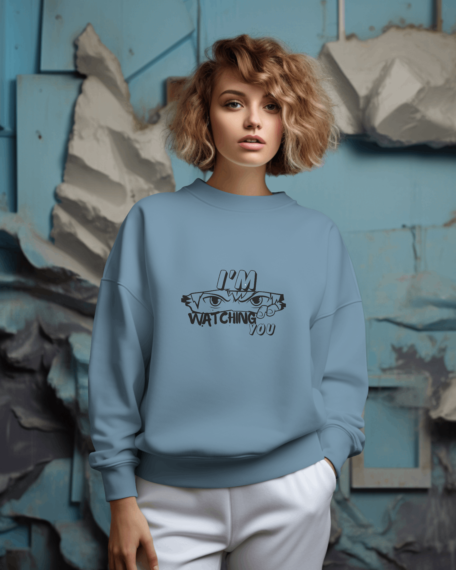  Cloth Wolf – I’m Watching You Sweatshirt