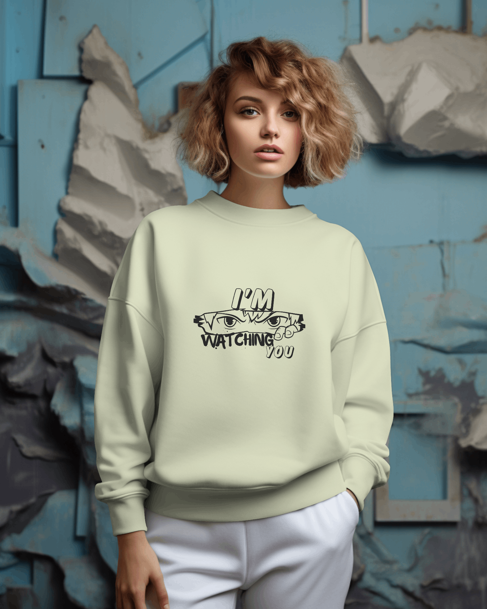 Cloth Wolf – I’m Watching You Sweatshirt