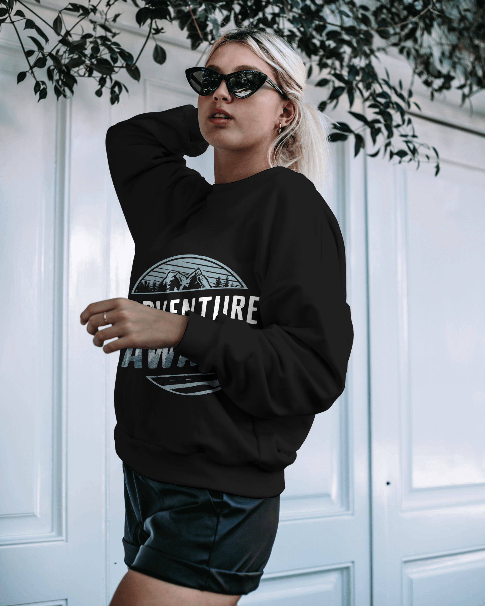 Cloth wolf - “Adventure Awaits” 350 GSM sweatshirt