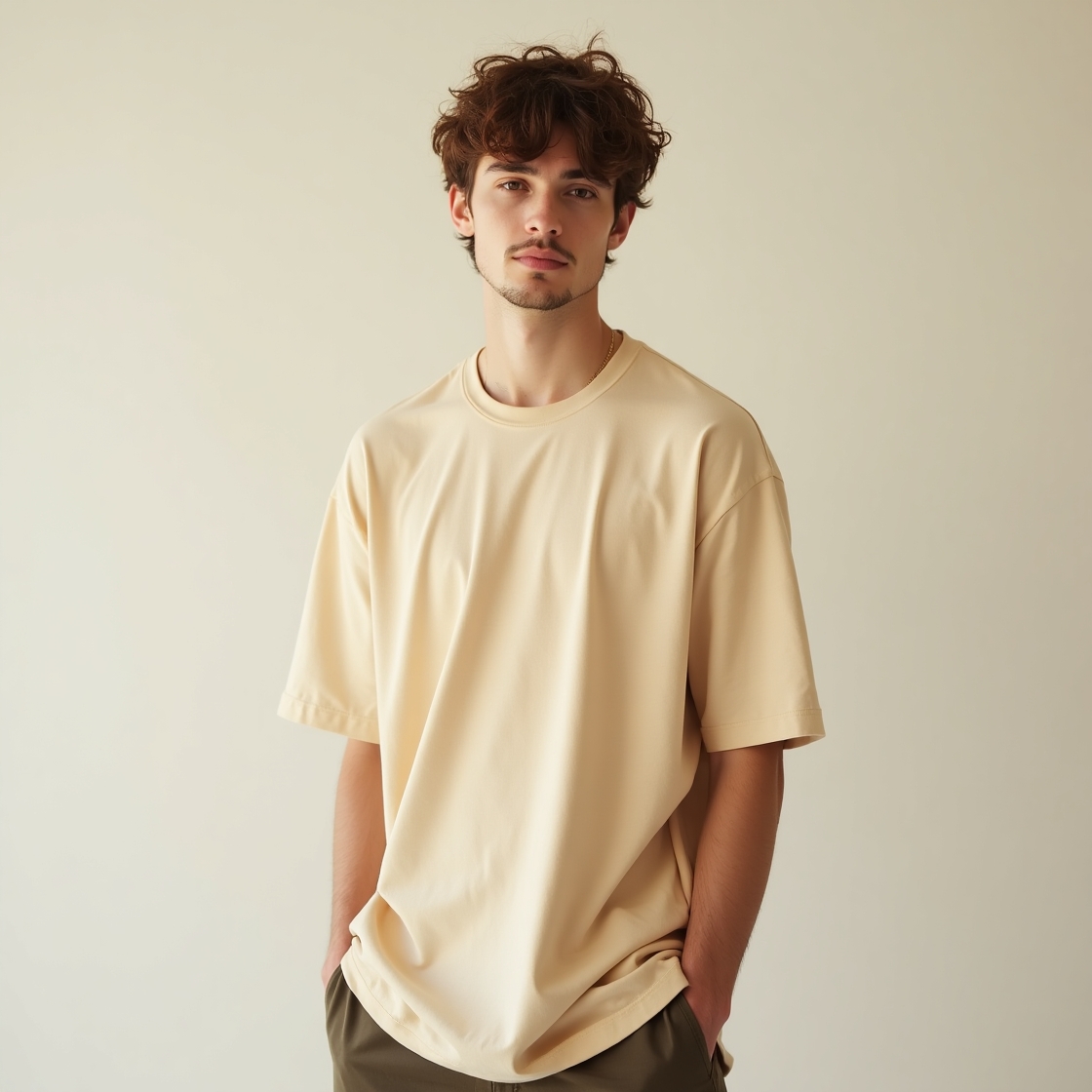 CLOTHWOLF 220 GSM Oversized T-Shirt
