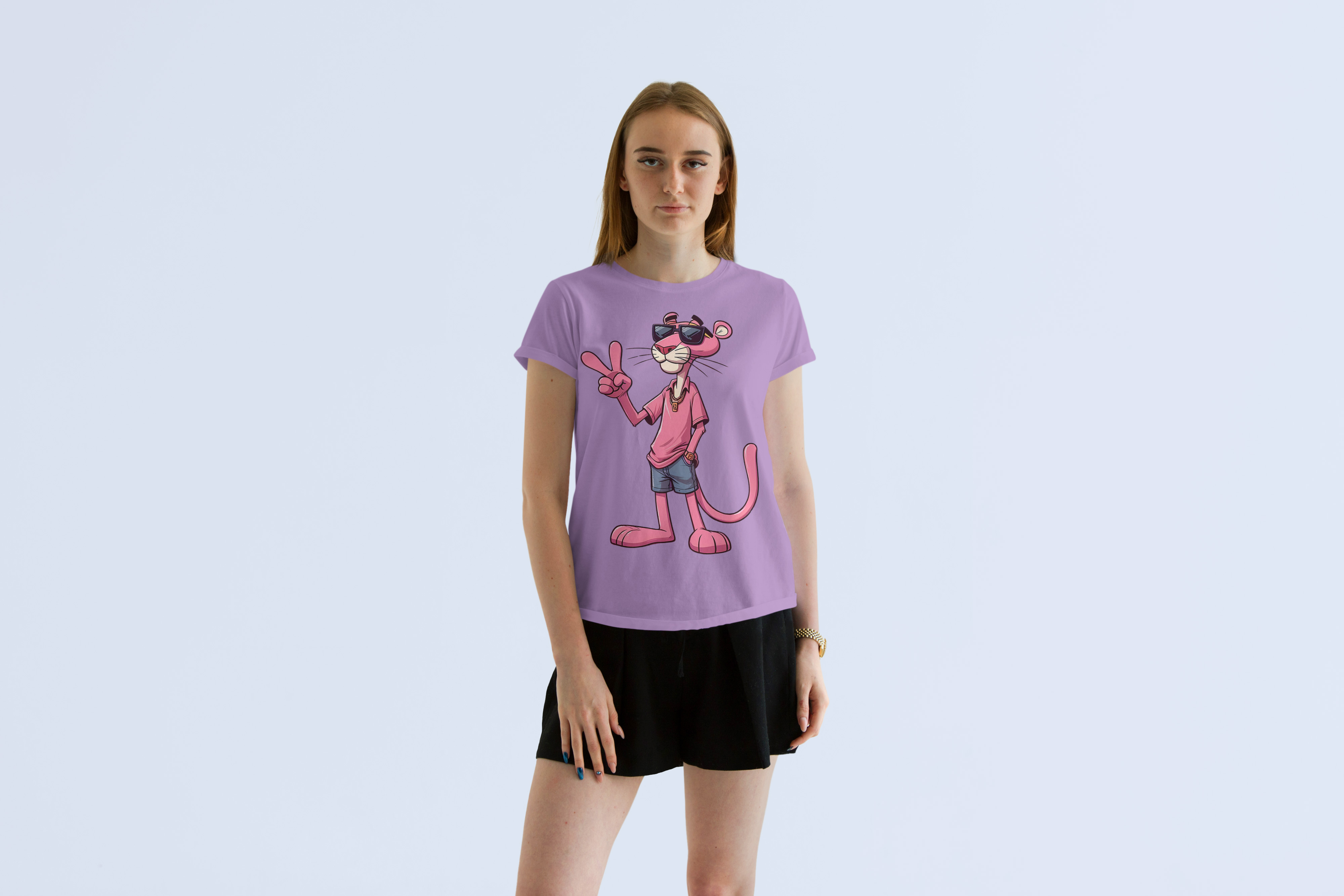 Pink Panther “Cool Vibes” Oversized T-Shirt