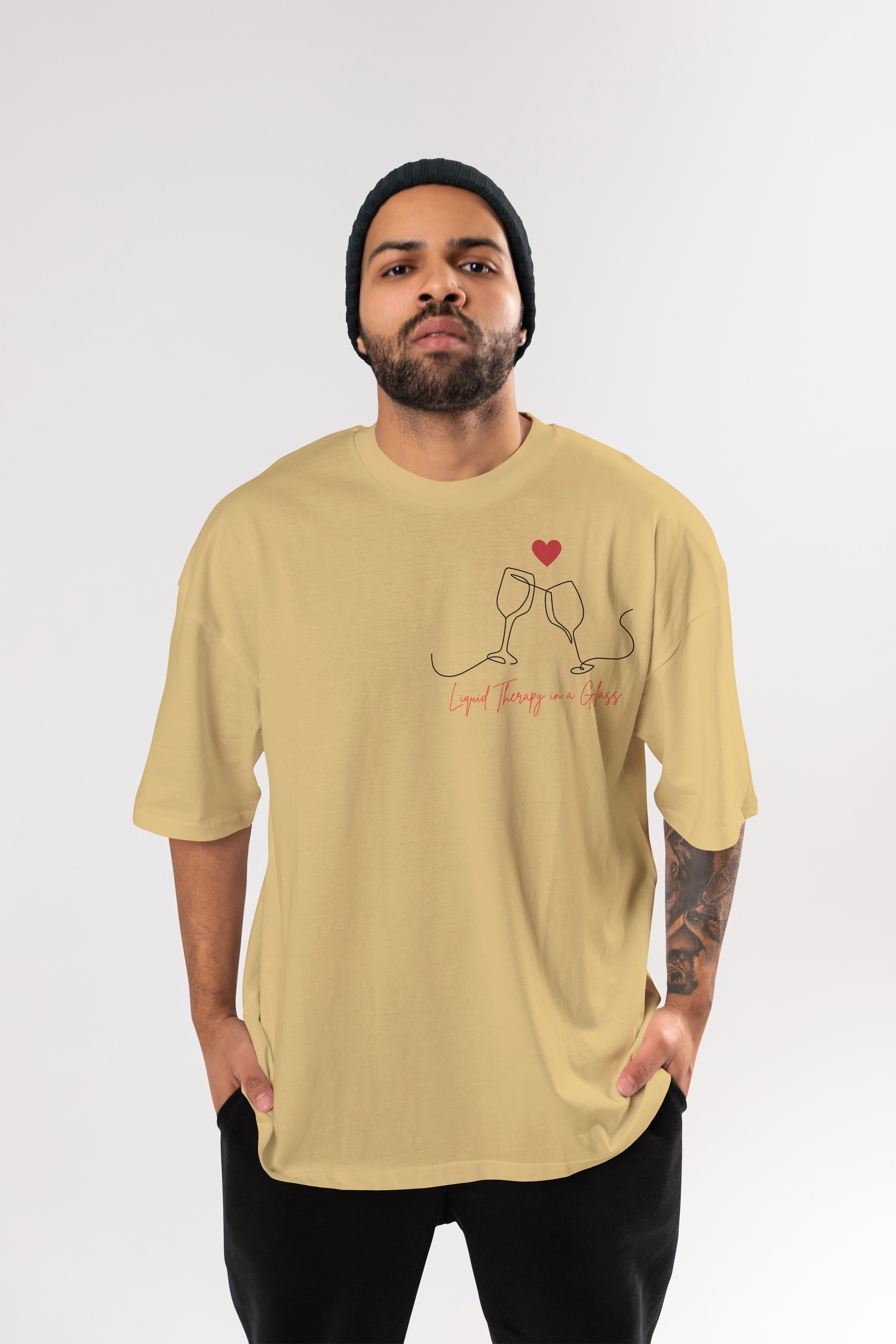 Cloth Wolf Oversized T-Shirt – “Flaming Raven” Edition