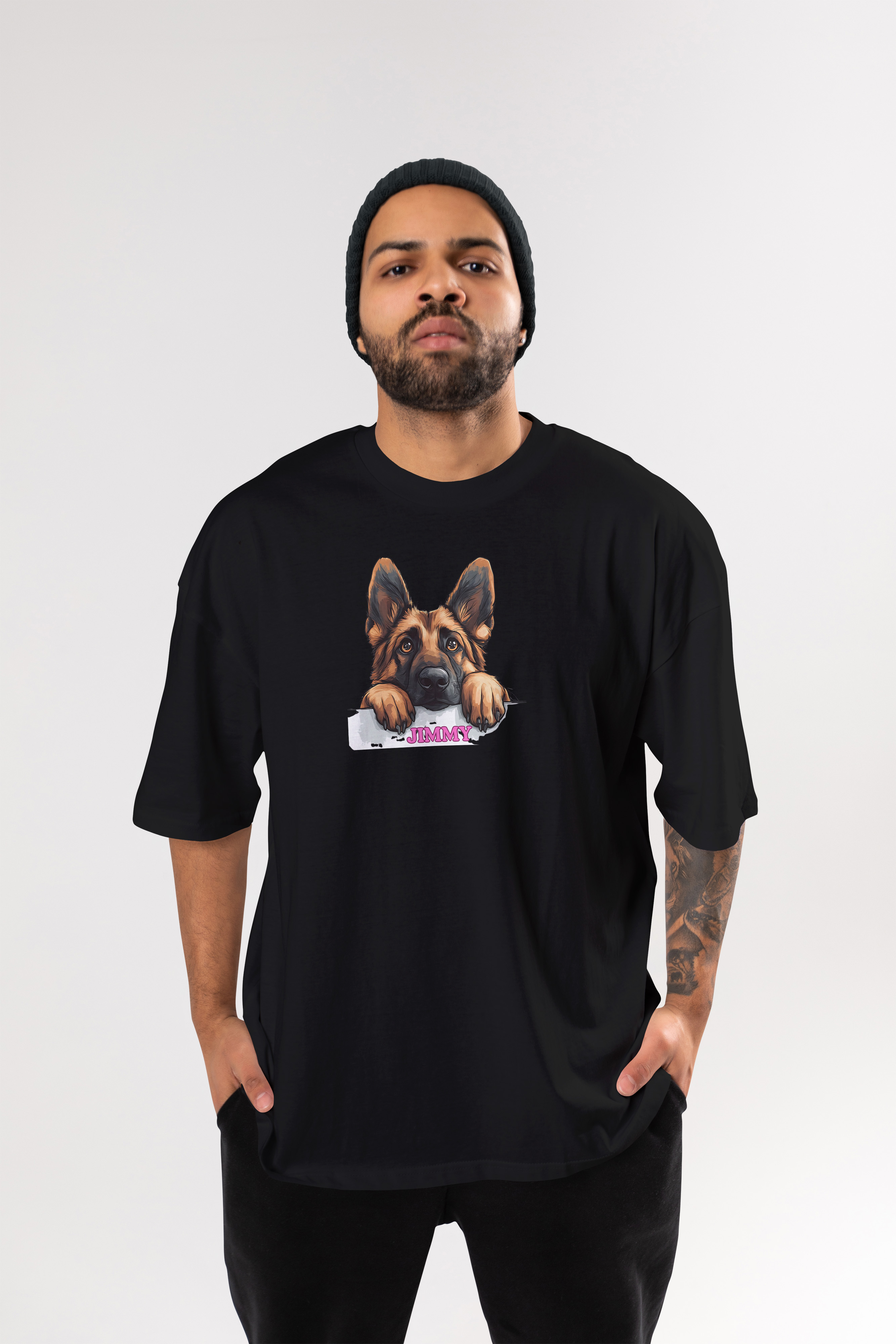 Cloth Wolf - German Shepherd Oversized T-Shirt