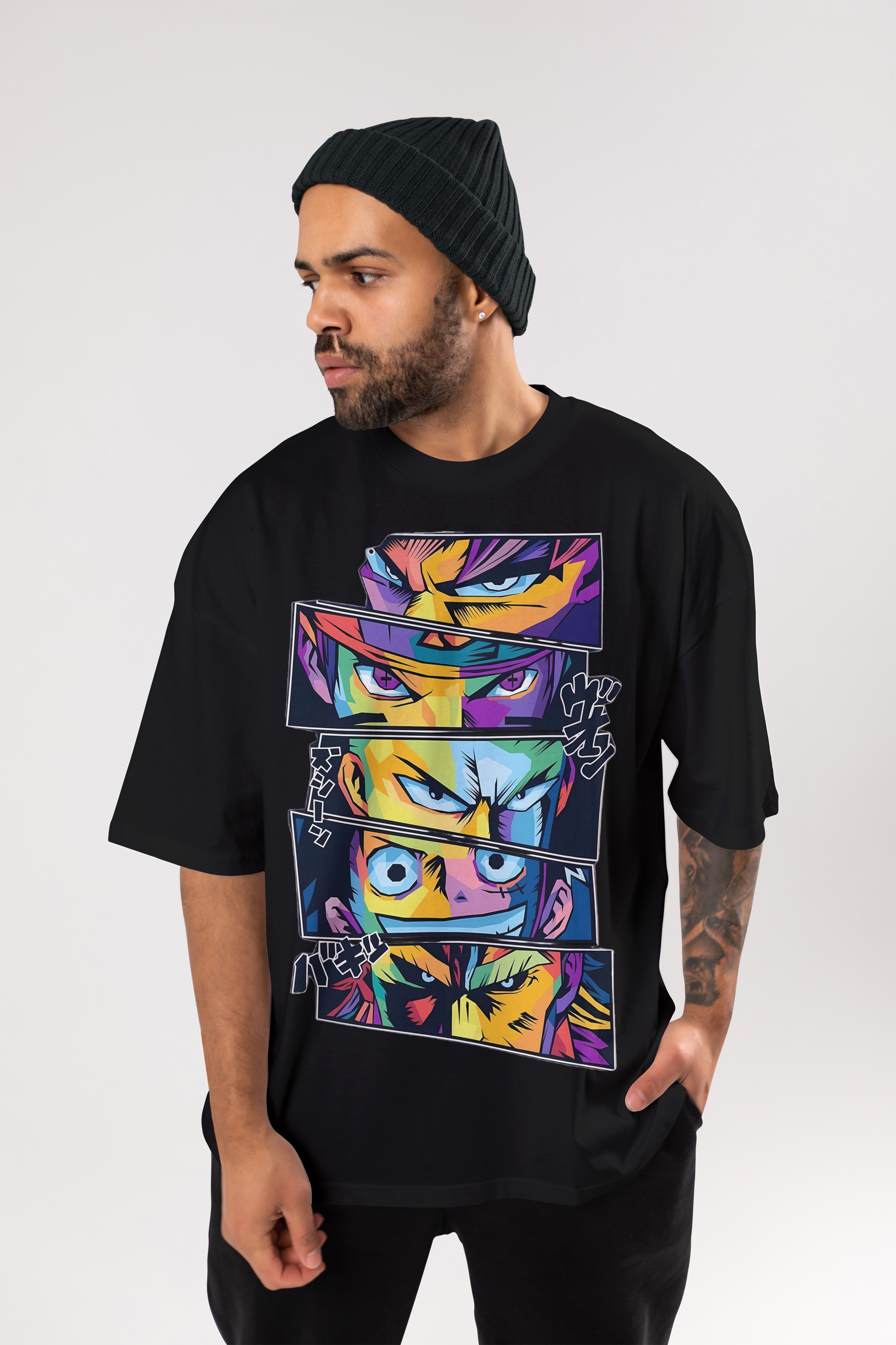Anime Eyes Oversized T-Shirt By Cloth Wolf
