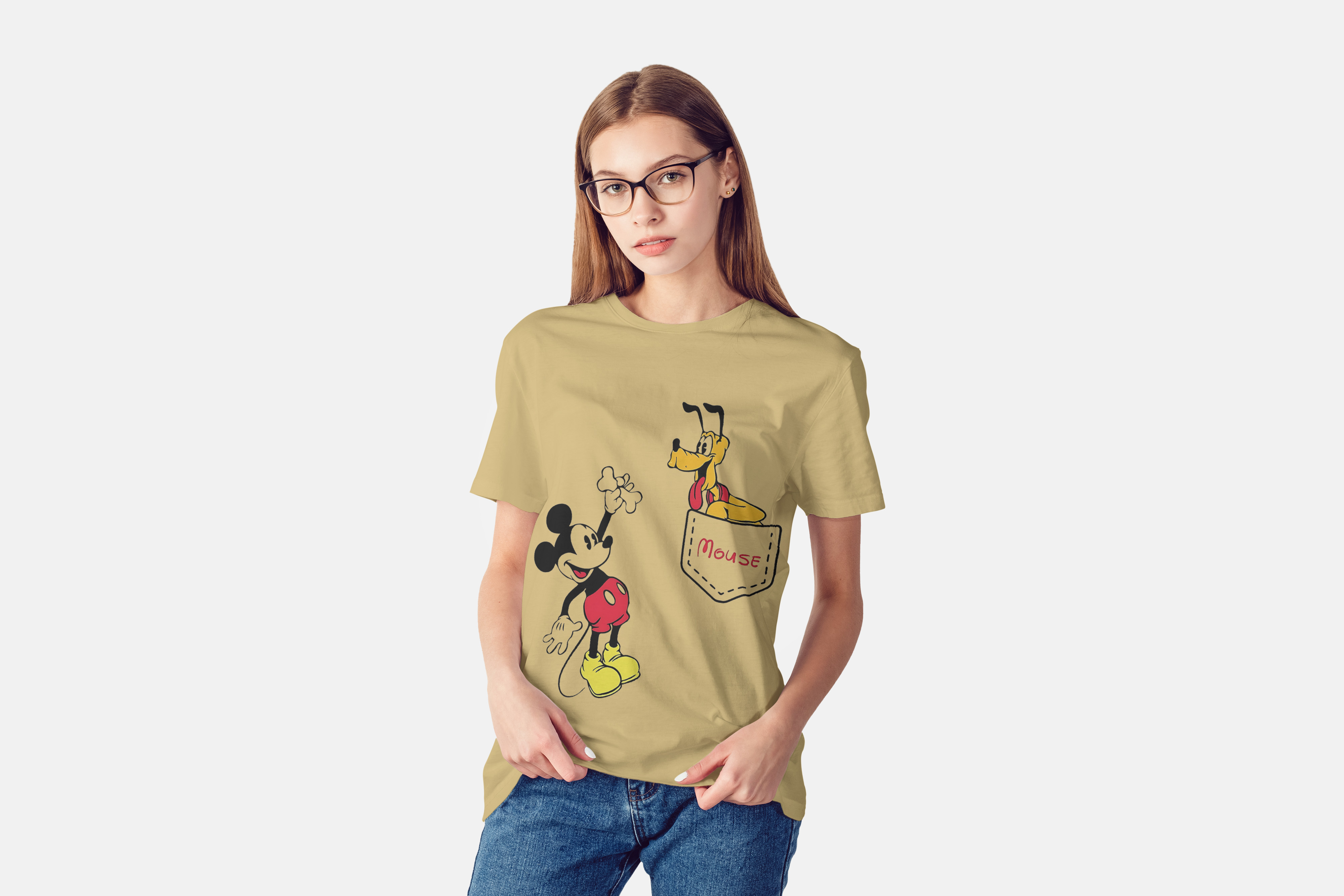 Cloth Wolf Oversized T-Shirt – “Mouse & Buddy” Edition