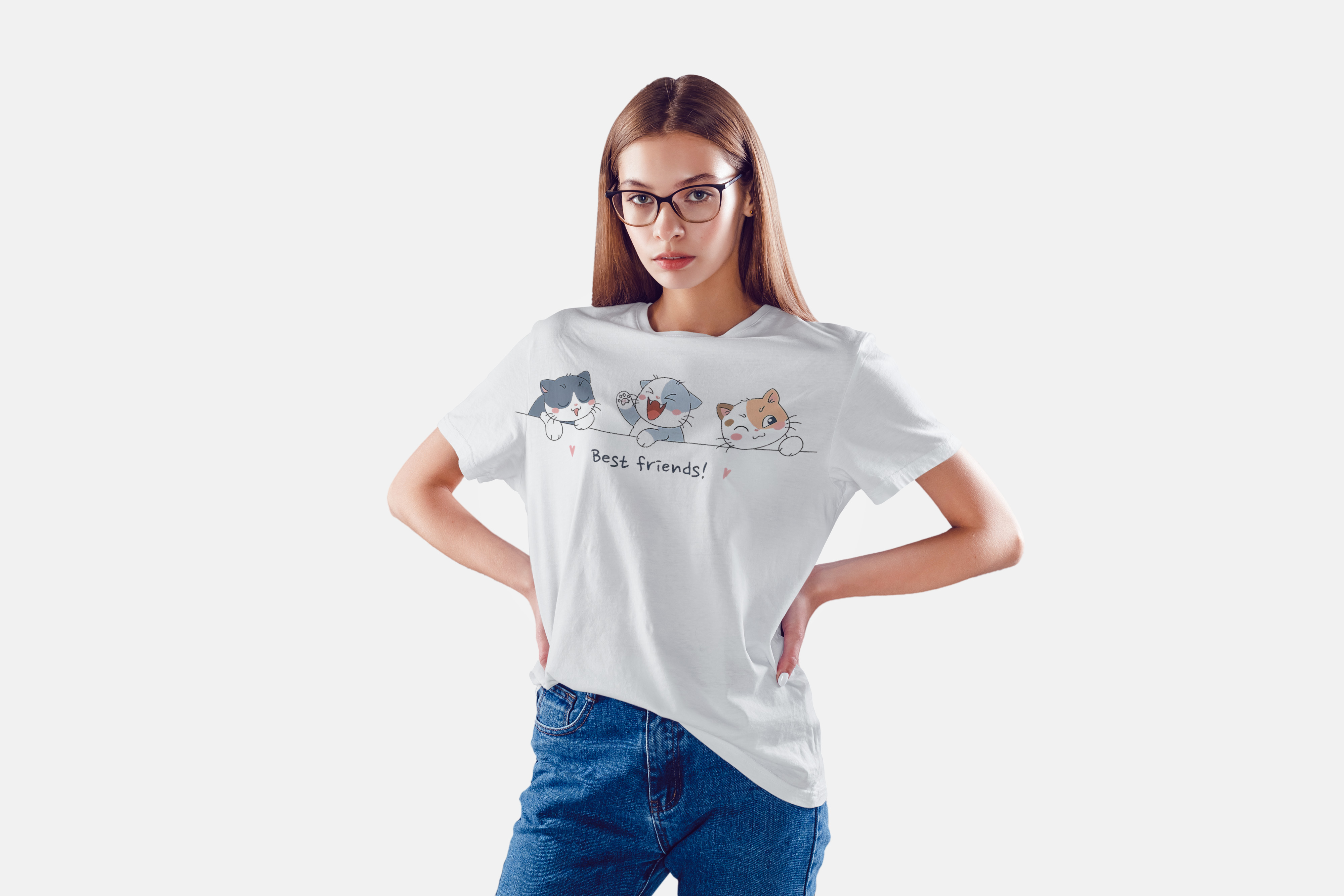 Cloth Wolf Oversized T-Shirt – “Best Friends” Edition