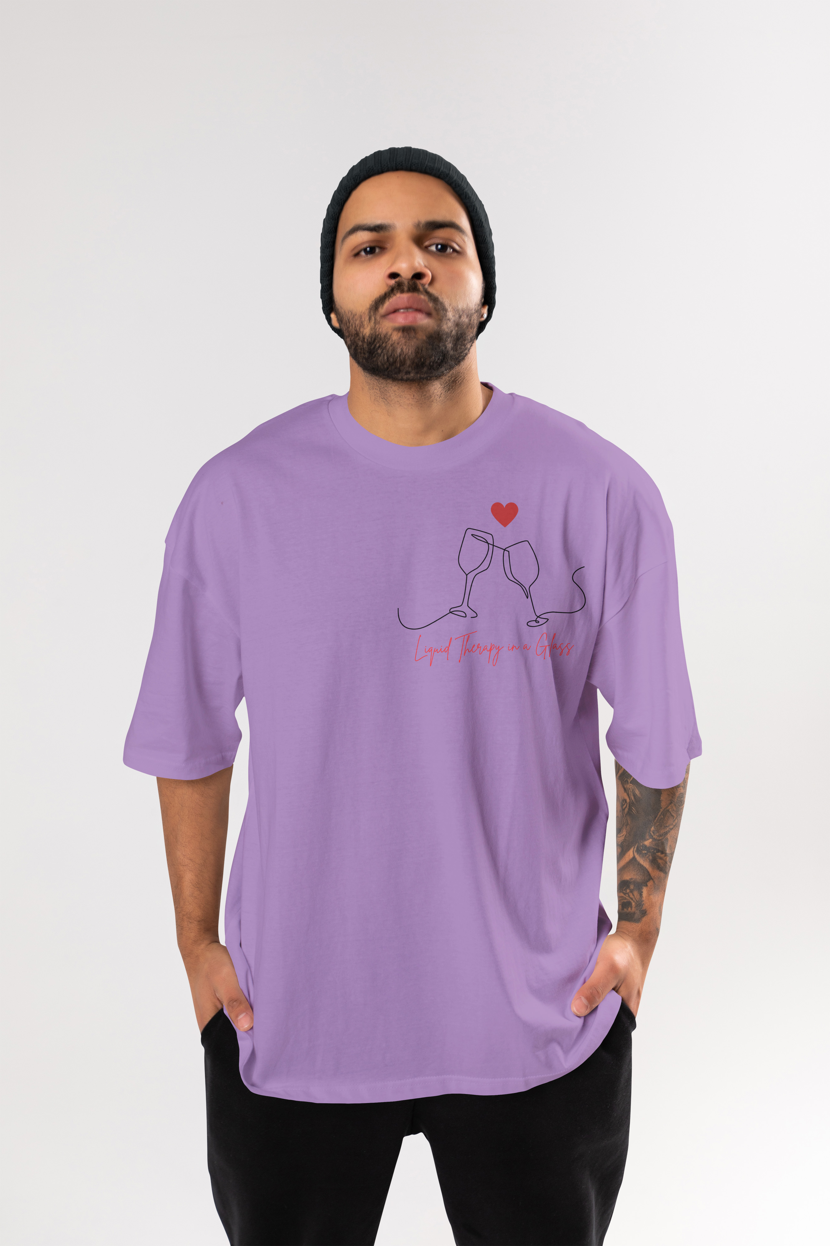 Cloth Wolf Oversized T-Shirt – “Flaming Raven” Edition