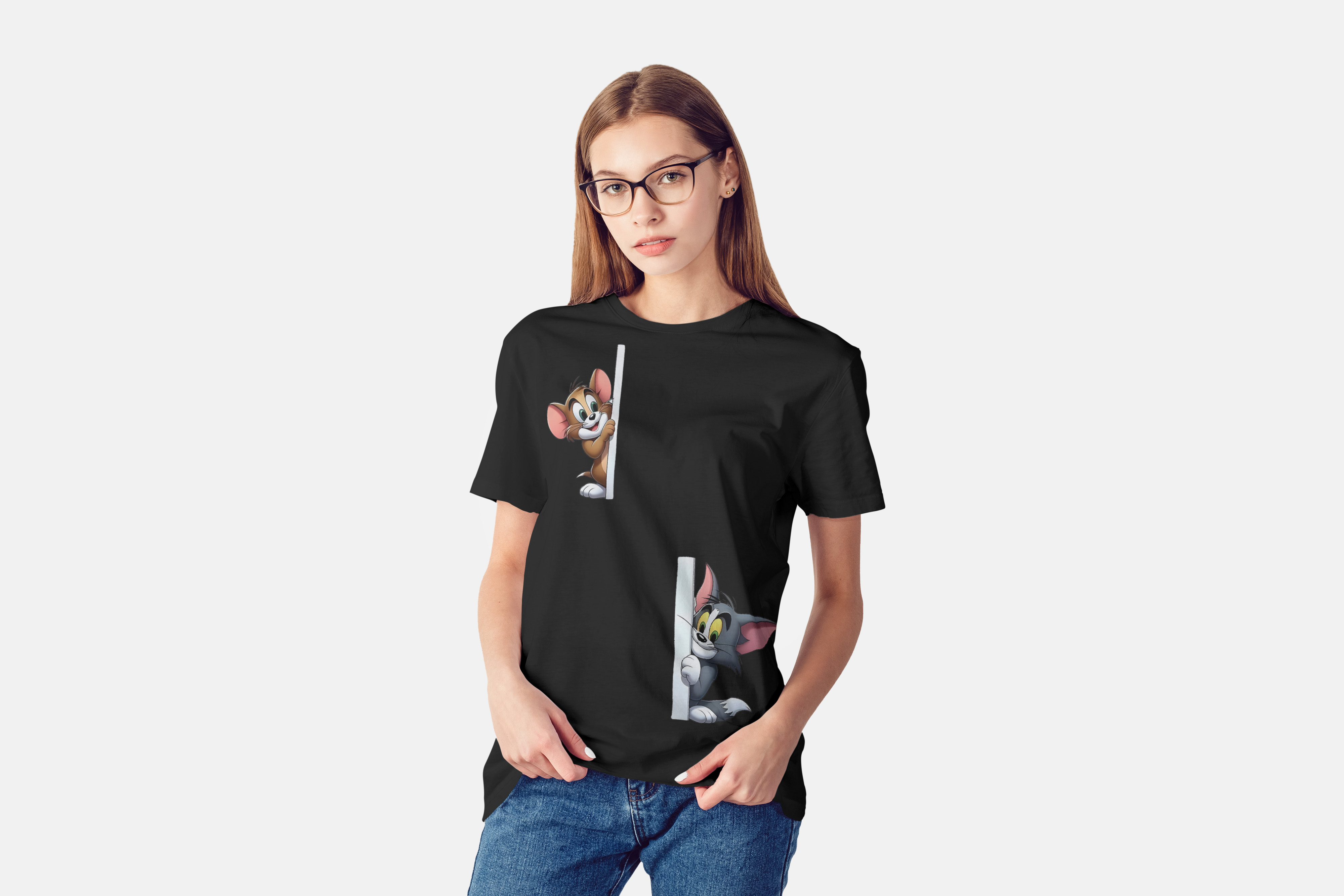 Tom & Jerry “Peekaboo” Oversized T-Shirt