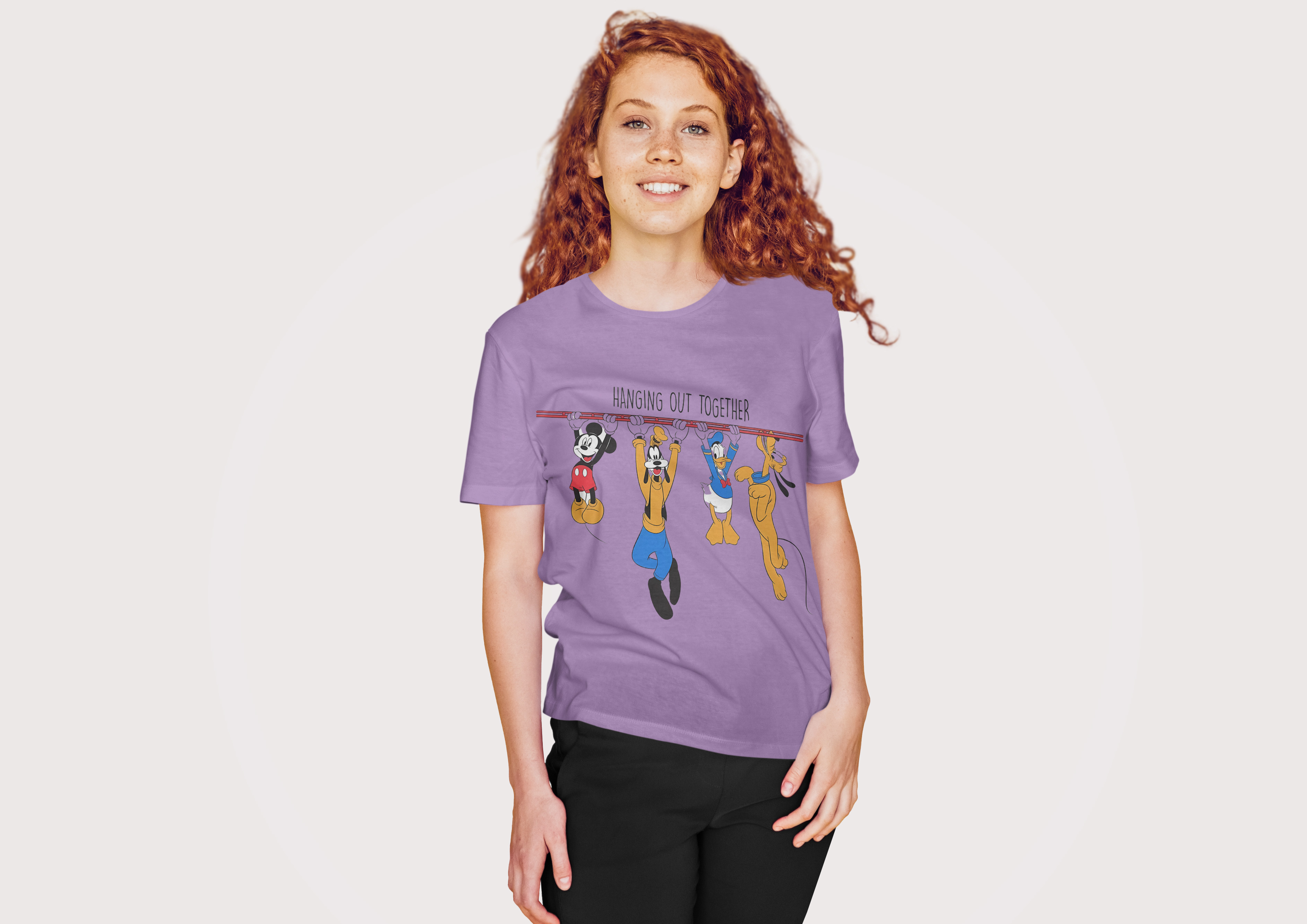 Cloth Wolf Hanging Out Together Oversized T-Shirt