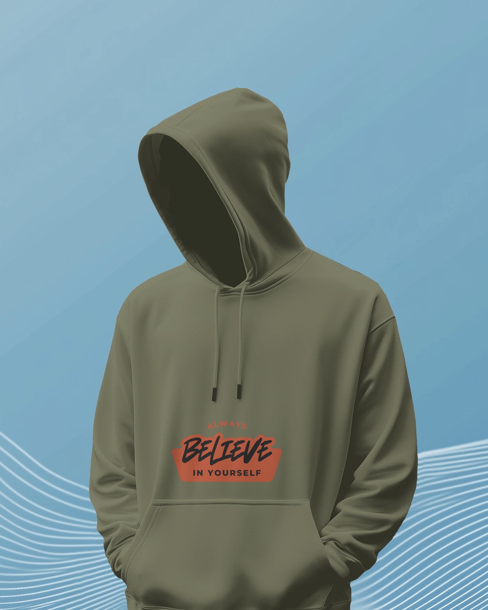 🔥 “Always Believe” – Premium Motivational Hoodie by Cloth Wolf