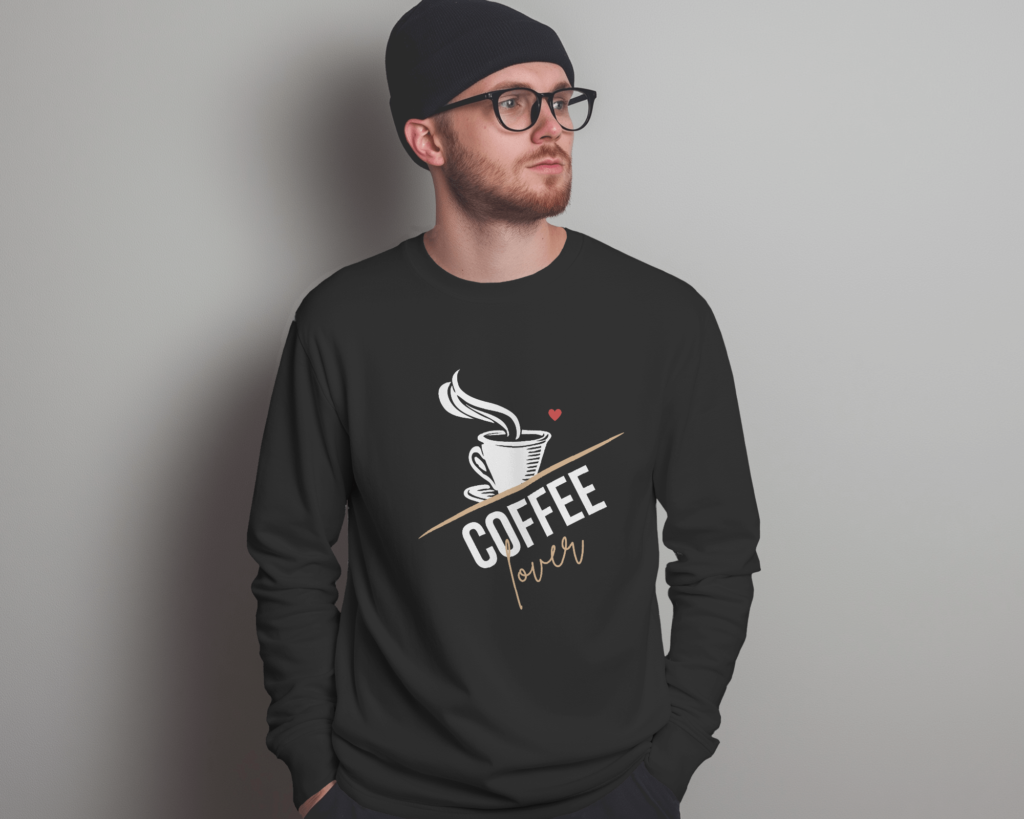 ☕ “Coffee Lover” – Premium Heavyweight Sweatshirt by Cloth Wolf