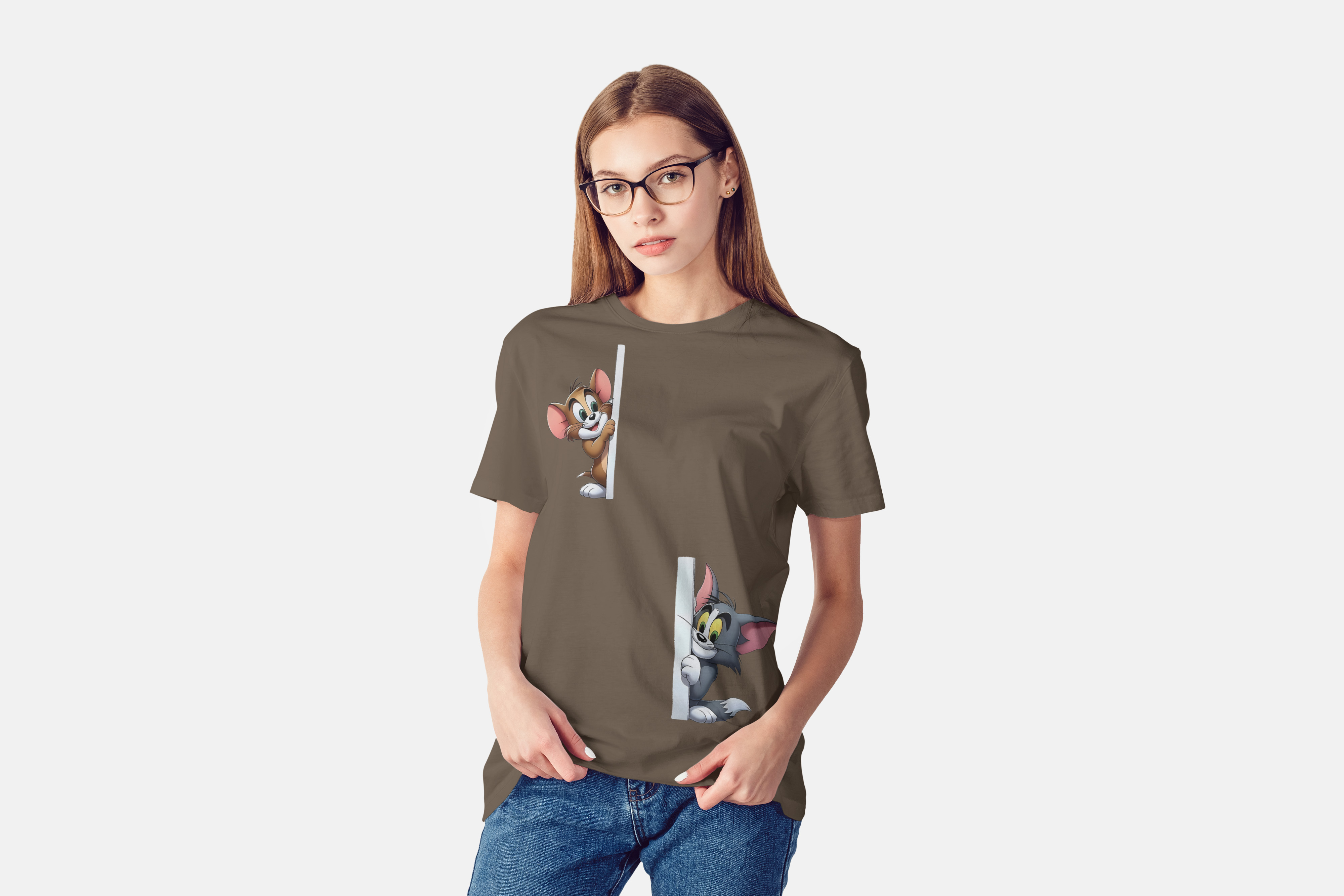 Tom & Jerry “Peekaboo” Oversized T-Shirt