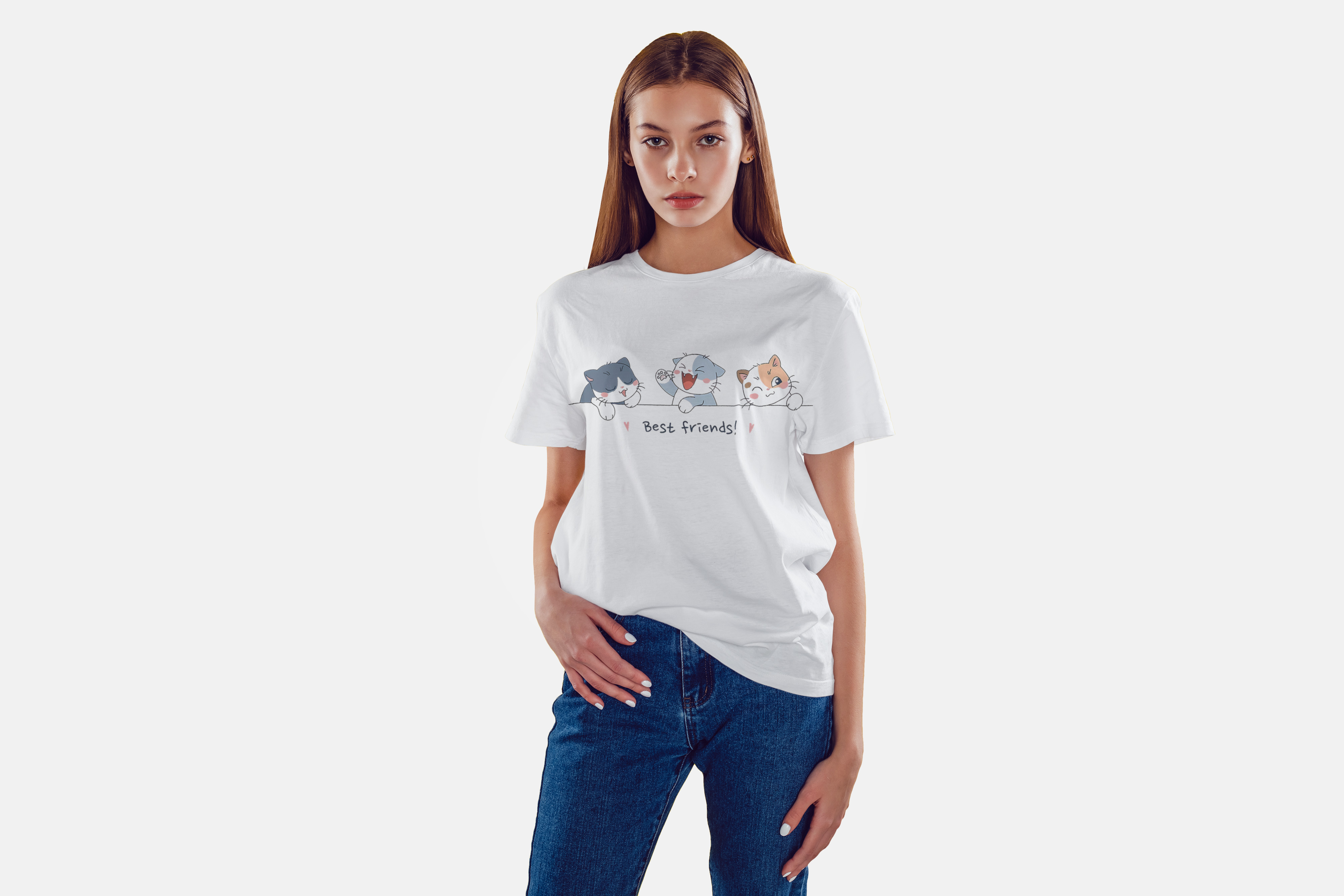Cloth Wolf Oversized T-Shirt – “Best Friends” Edition