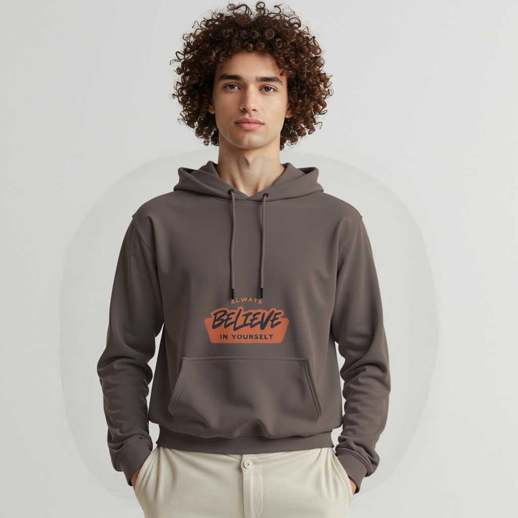 🔥 “Always Believe” – Premium Motivational Hoodie by Cloth Wolf