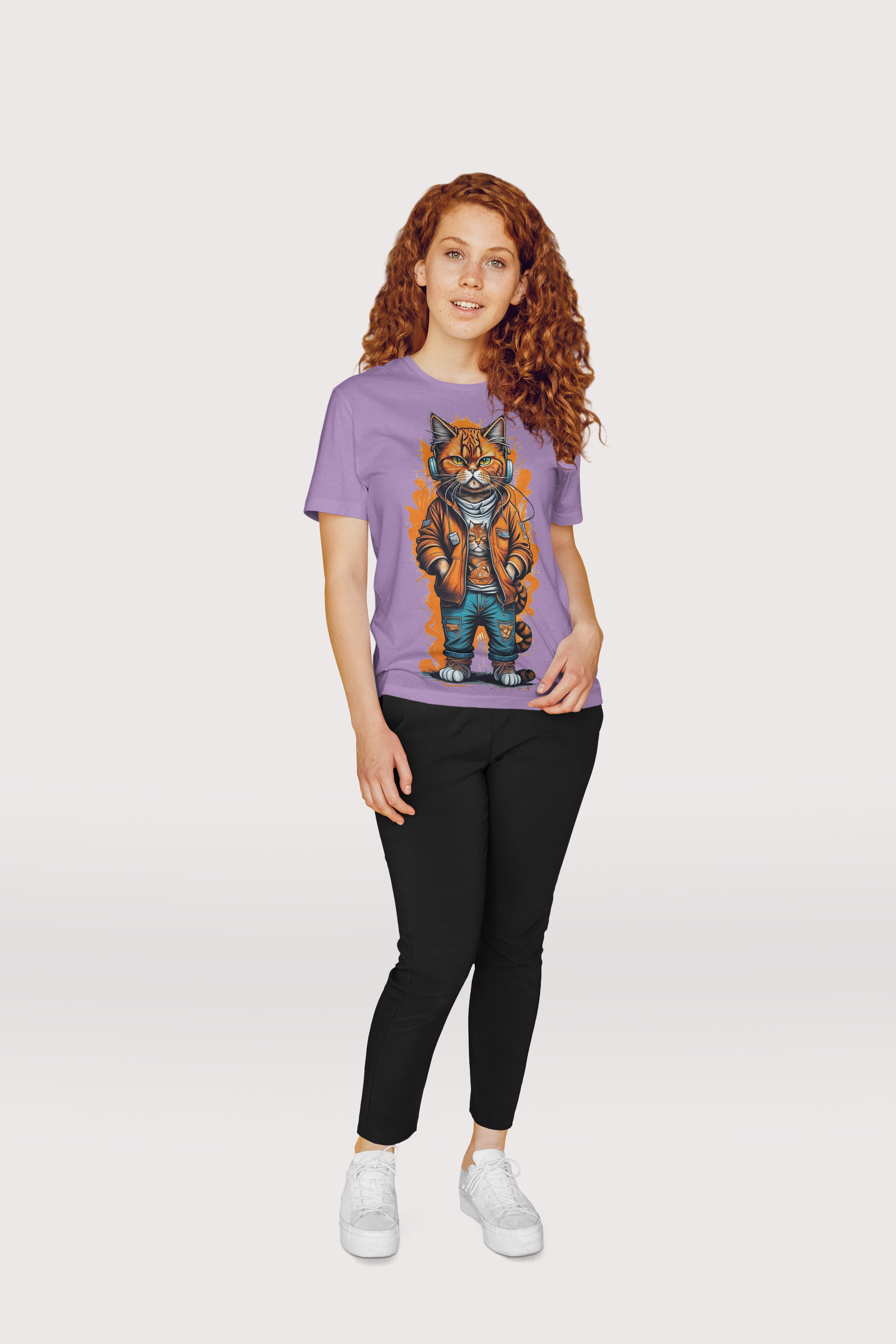 Cloth Wolf Oversized T-Shirt – “Street Cat” Edition
