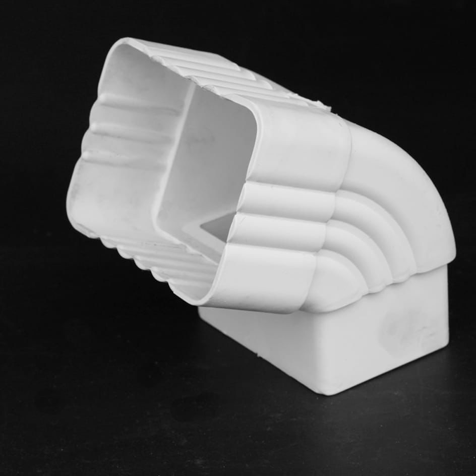Rectangular PVC Gutter Elbow